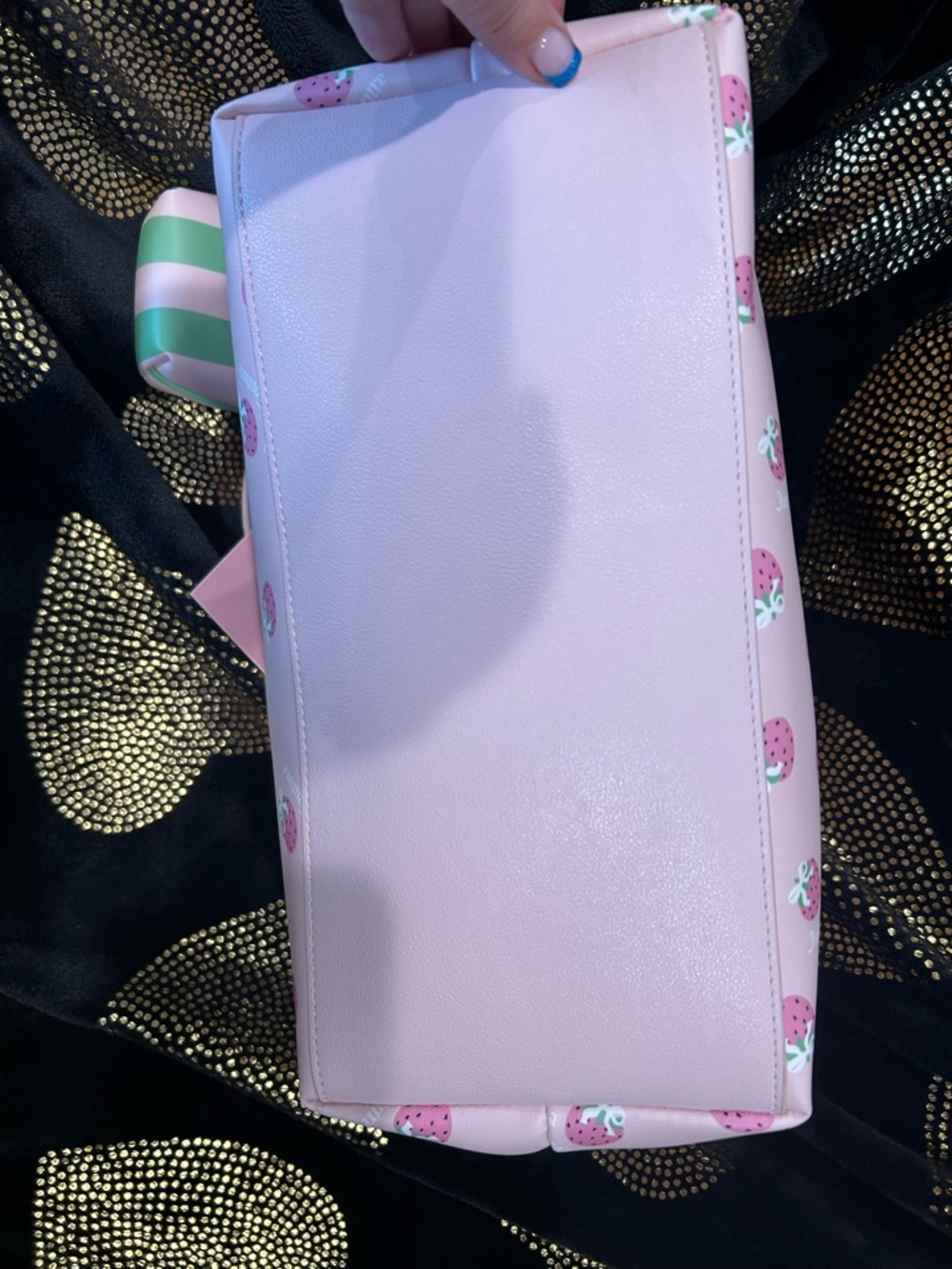Juicy Couture Pink Strawberry Print Tote - Picture 2 of 9